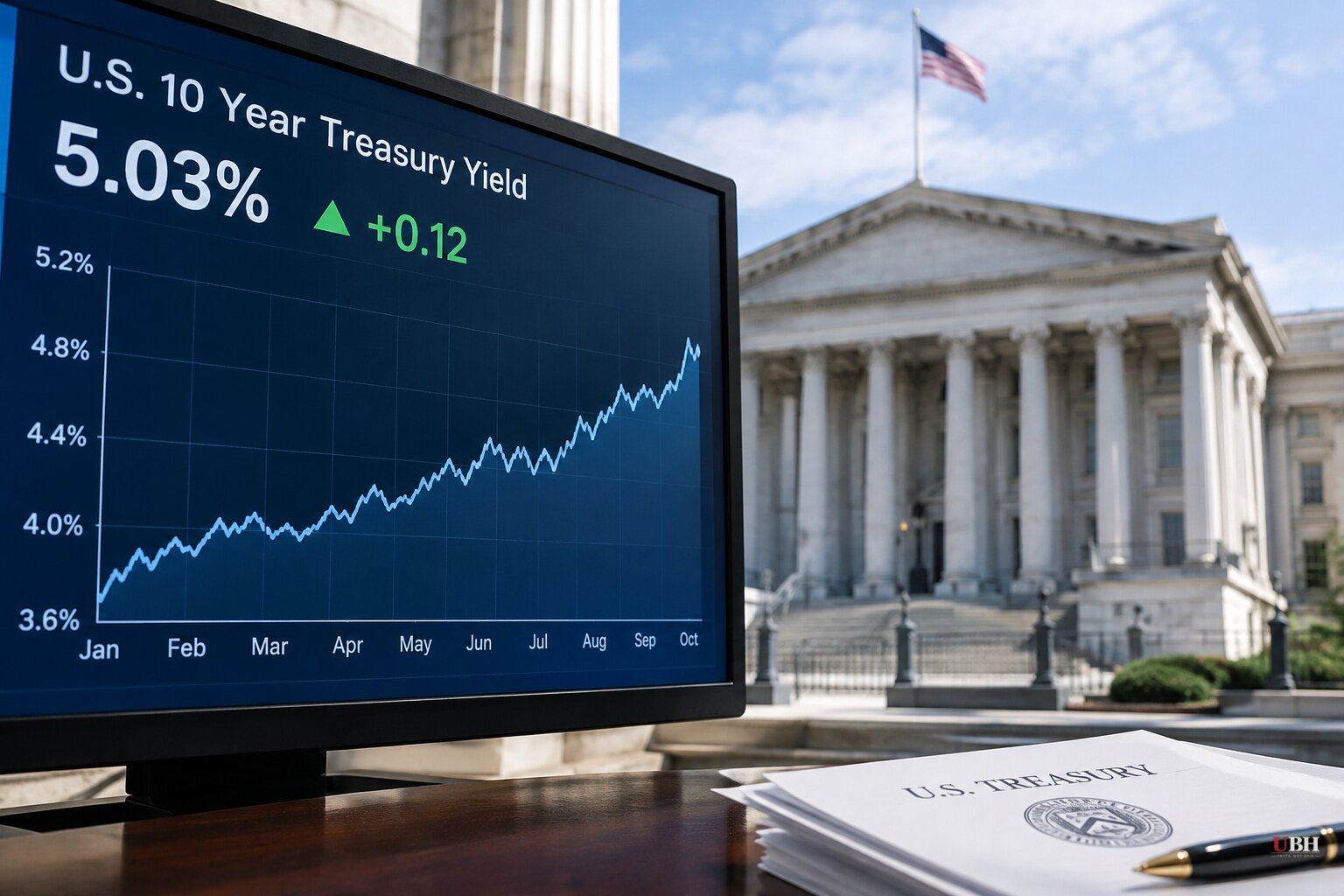 10-Year Treasury Yield Breaks Above 5% for First Time Since 2007 on Hot Growth Data and Oil Spike