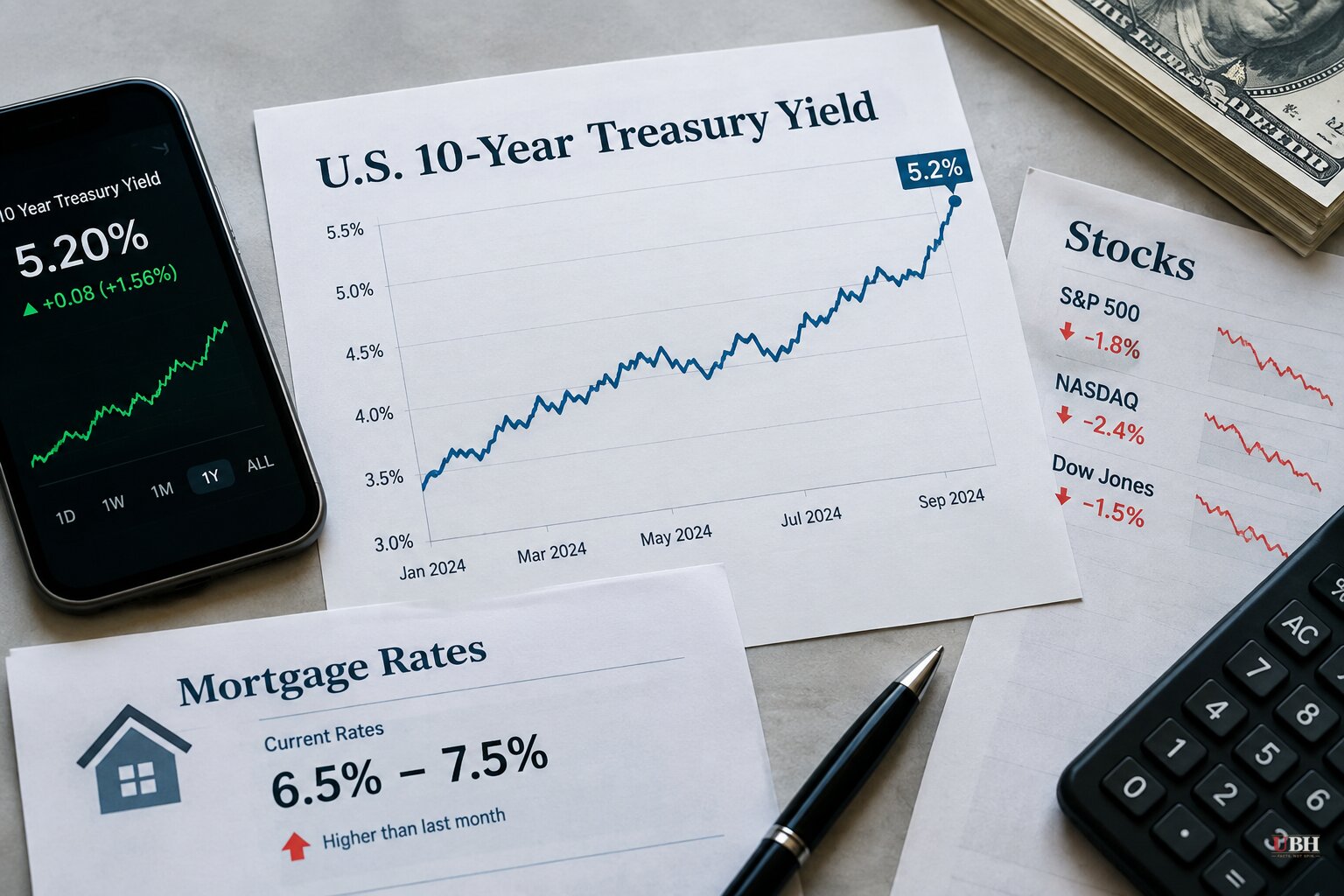 10-Year Treasury Yield Hits 5.2%, Highest Since 2007, as Fed Weighs Another Rate Hike