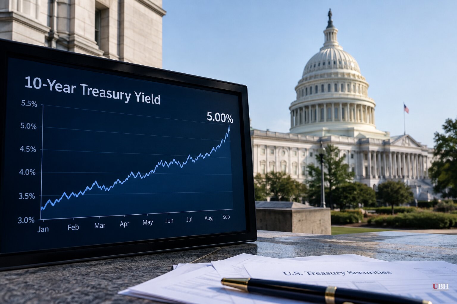 10-Year Treasury Yield Holds Near 5% for a Second Week as Debt Skeptics Turn Alarmists