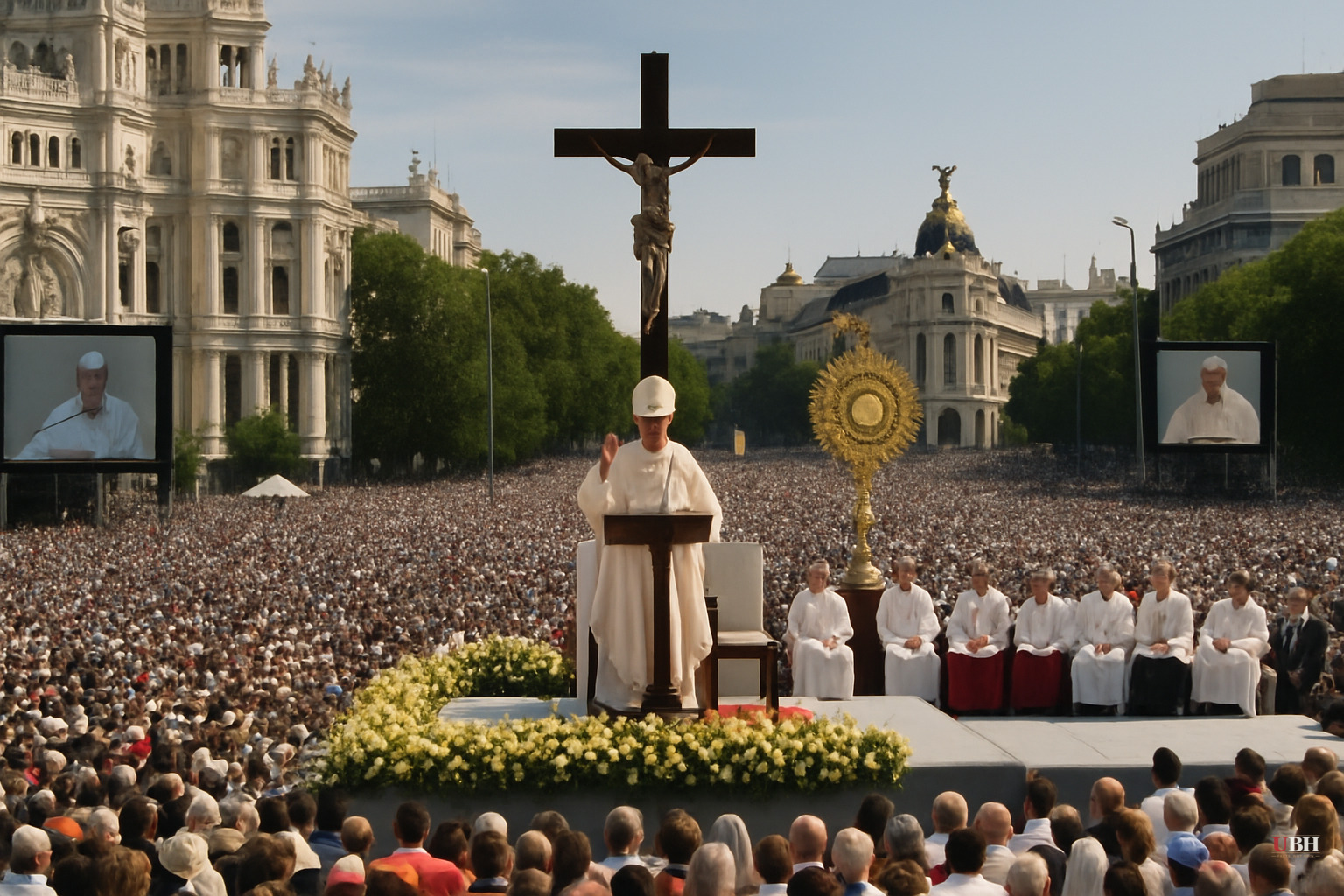 1.2 Million Pack Madrid for Pope Leo's Corpus Christi Mass — The Largest Papal Crowd in Spain in 15 Years