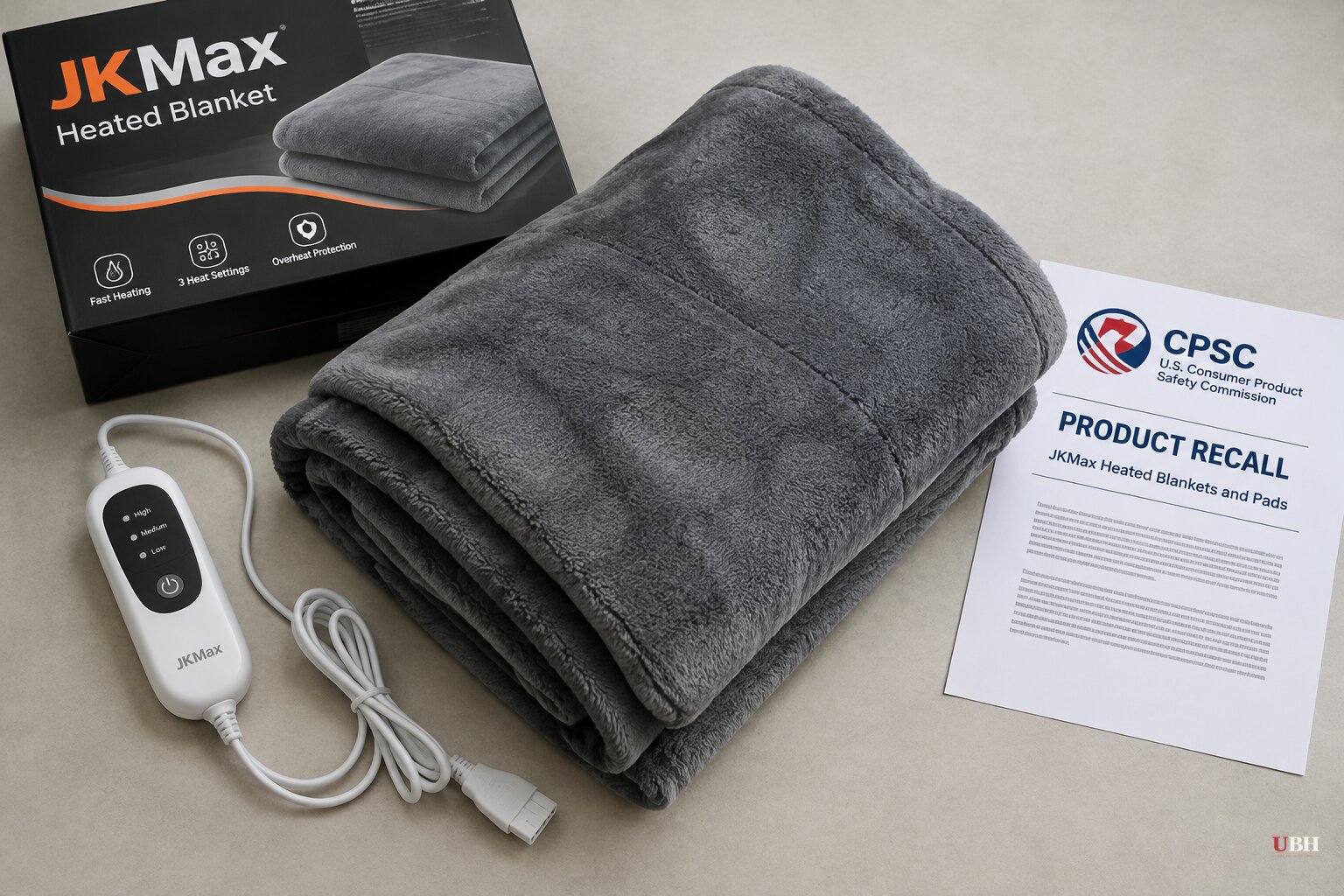 195,000 JKMax Heated Blankets Recalled After 53 Burn Injuries, CPSC Says