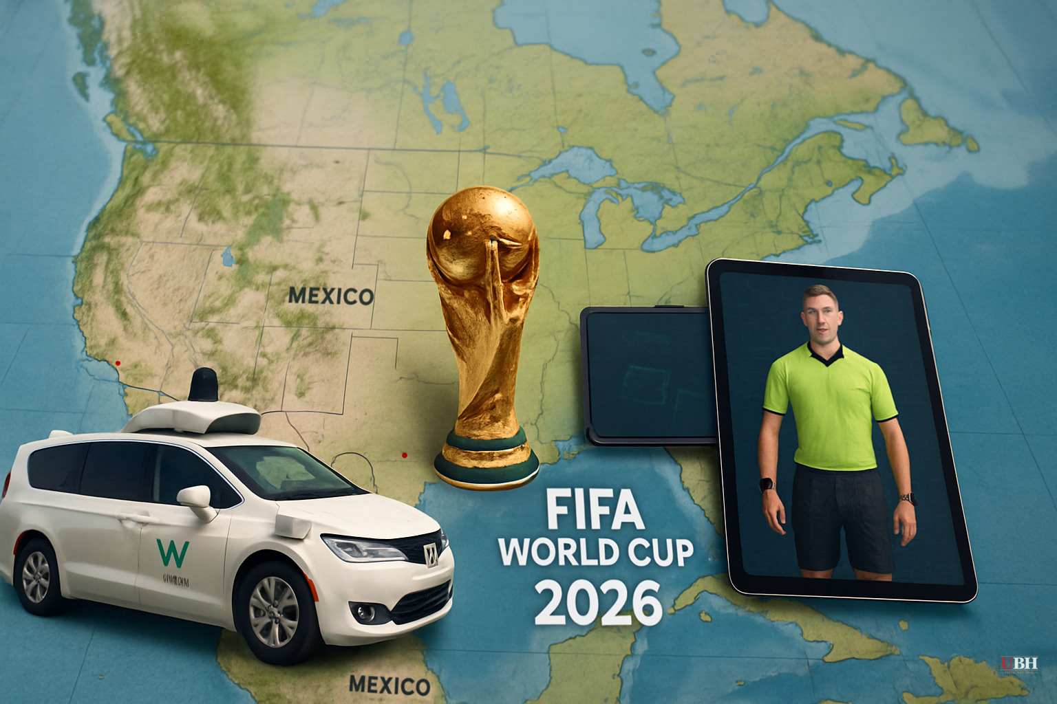 2026 World Cup Kicks Off June 11: Waymo Robotaxis, Digital-Twin Referees, and 104 Games Across Three Countries