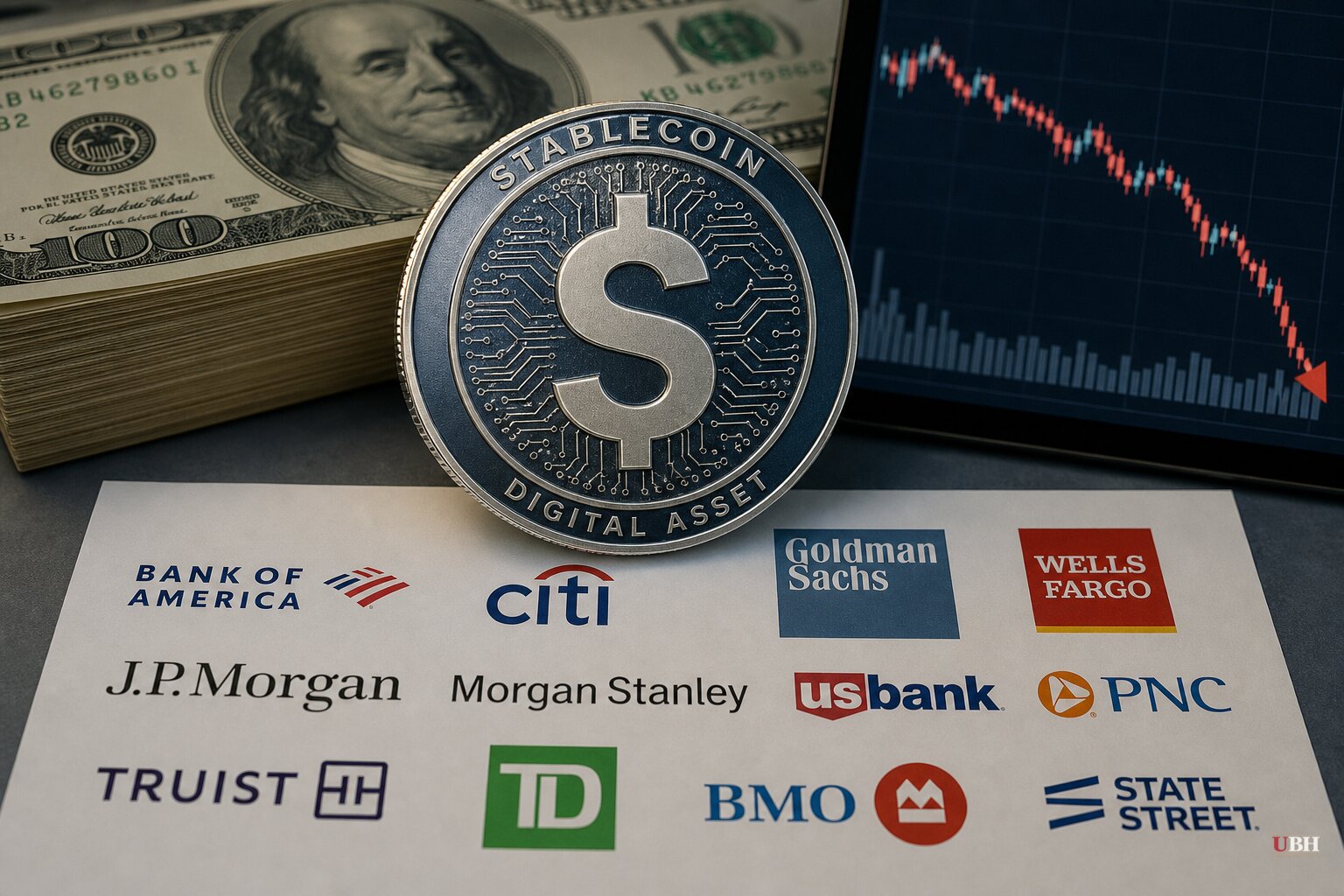 21 Global Banks Commit to Joint Stablecoin Venture, Circle Shares Fall 6% in Second Hit This Quarter