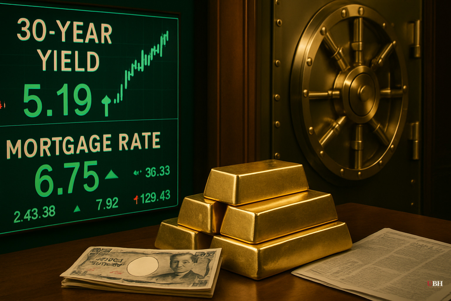 30-Year Treasury Breaks 5.19%, Mortgage Rates Hit 6.75%, and Japan and China Are Dumping U.S. Debt