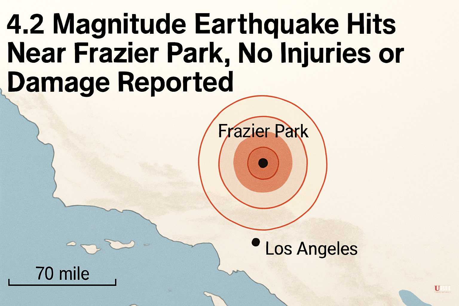 4.2 Magnitude Earthquake Hits Near Frazier Park, No Injuries or Damage Reported