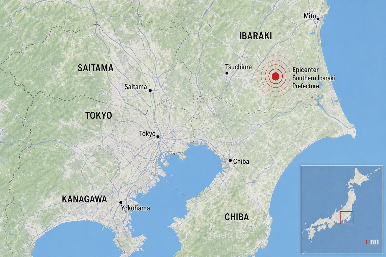 5.9 Magnitude Earthquake Hits Tokyo Region, Injures at Least 37, No Tsunami Threat