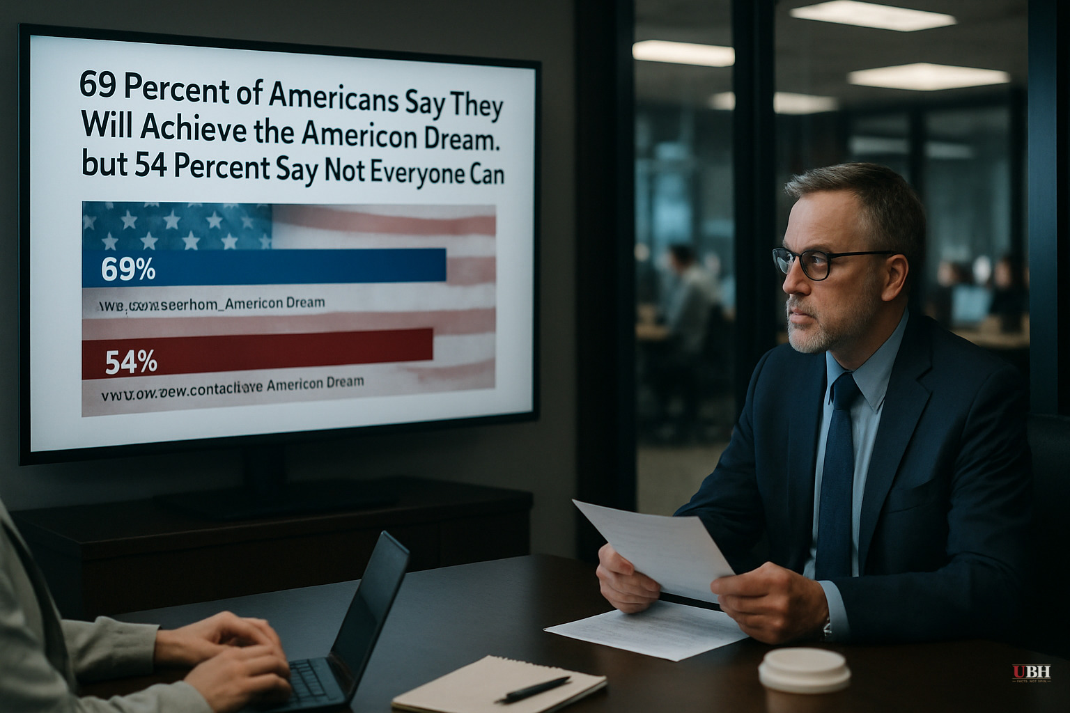 69 Percent of Americans Say They Will Achieve the American Dream, but 54 Percent Say Not Everyone Can.