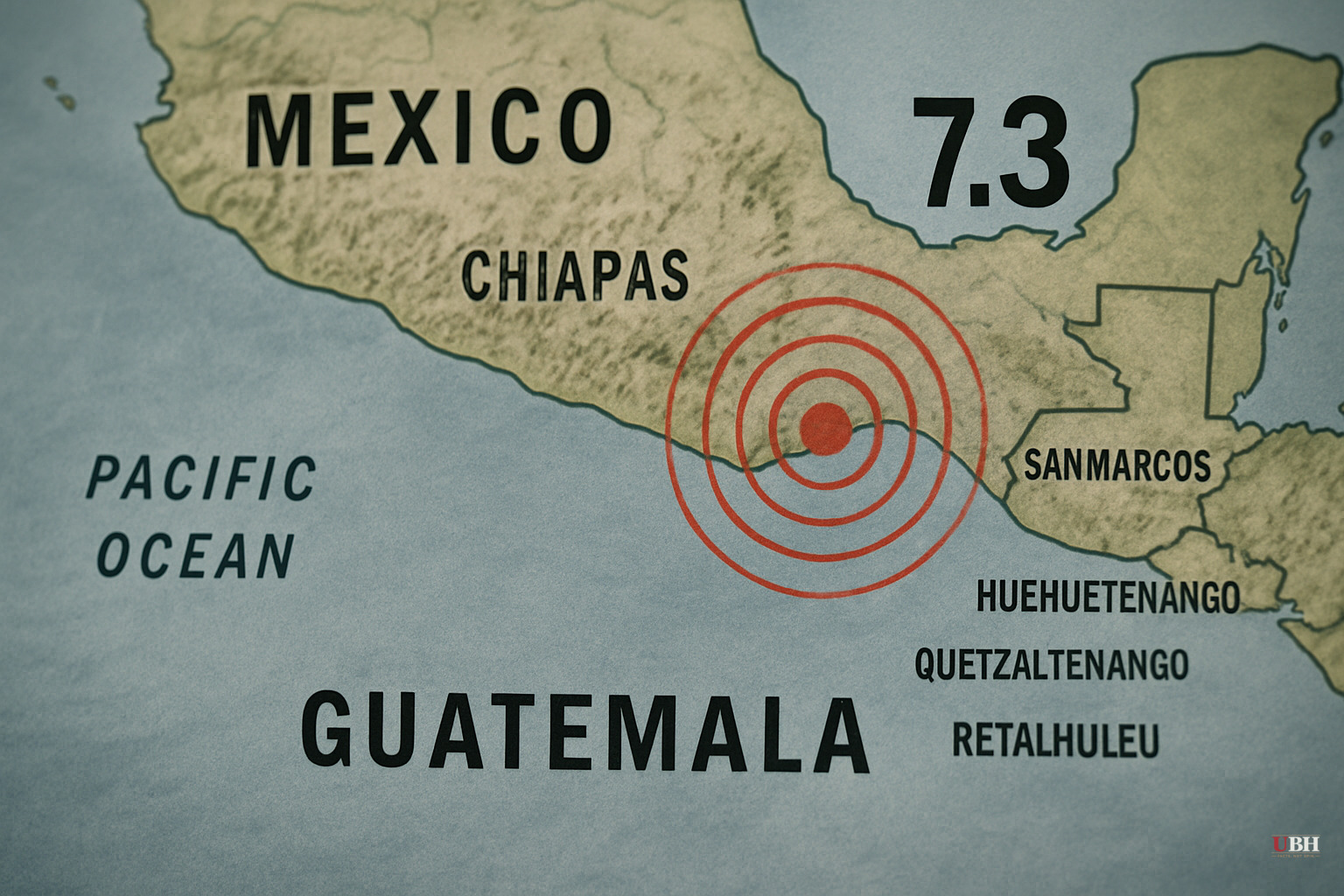 7.3 Earthquake Hits Mexico-Guatemala Border, No Major Damage Reported
