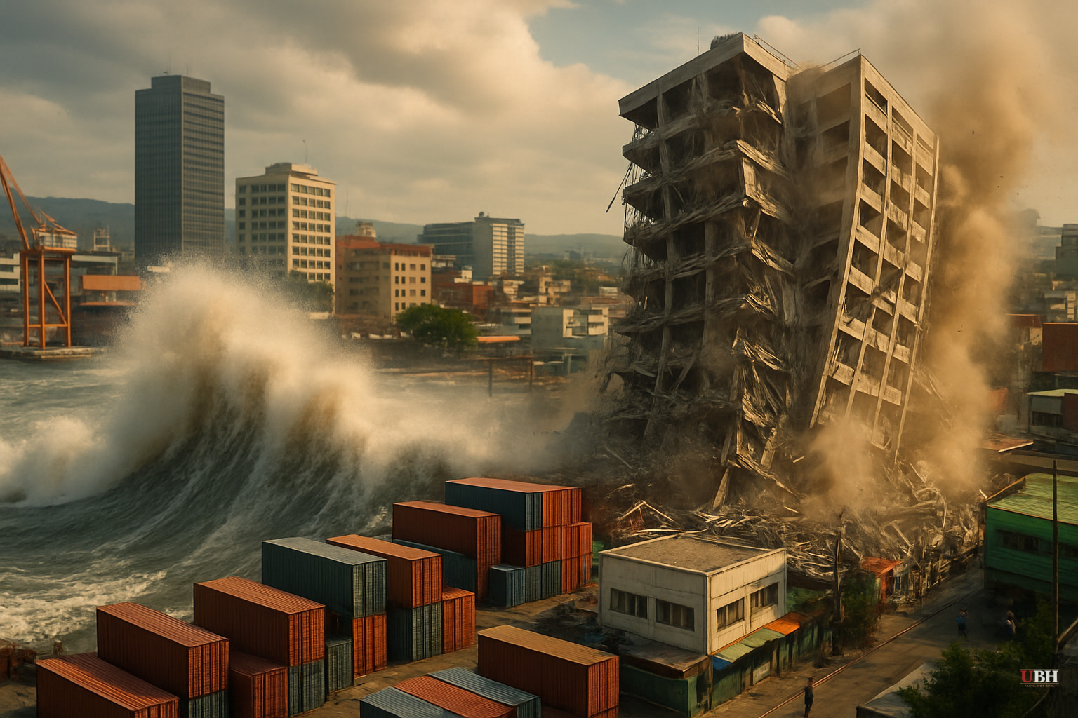 7.8 Magnitude Earthquake Strikes Southern Philippines, Triggering Tsunami Waves and Building Collapses in General Santos