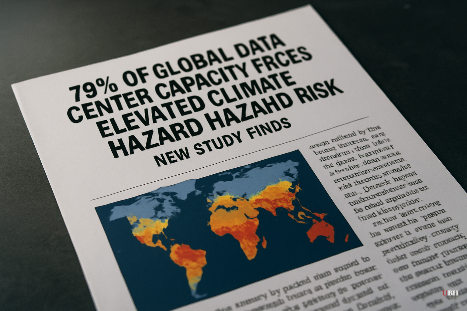 79% of Global Data Center Capacity Faces Elevated Climate Hazard Risk, New Study Finds