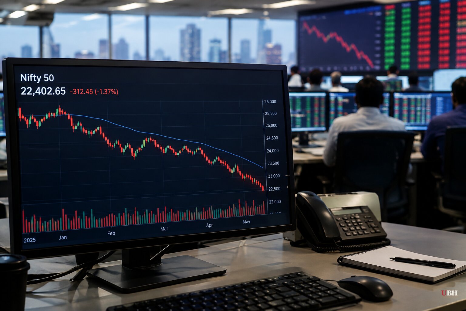 84% of Nifty 50 Stocks Fall Below Their 200-Day Average as Indian Markets Lose $250 Billion in Seven Weeks