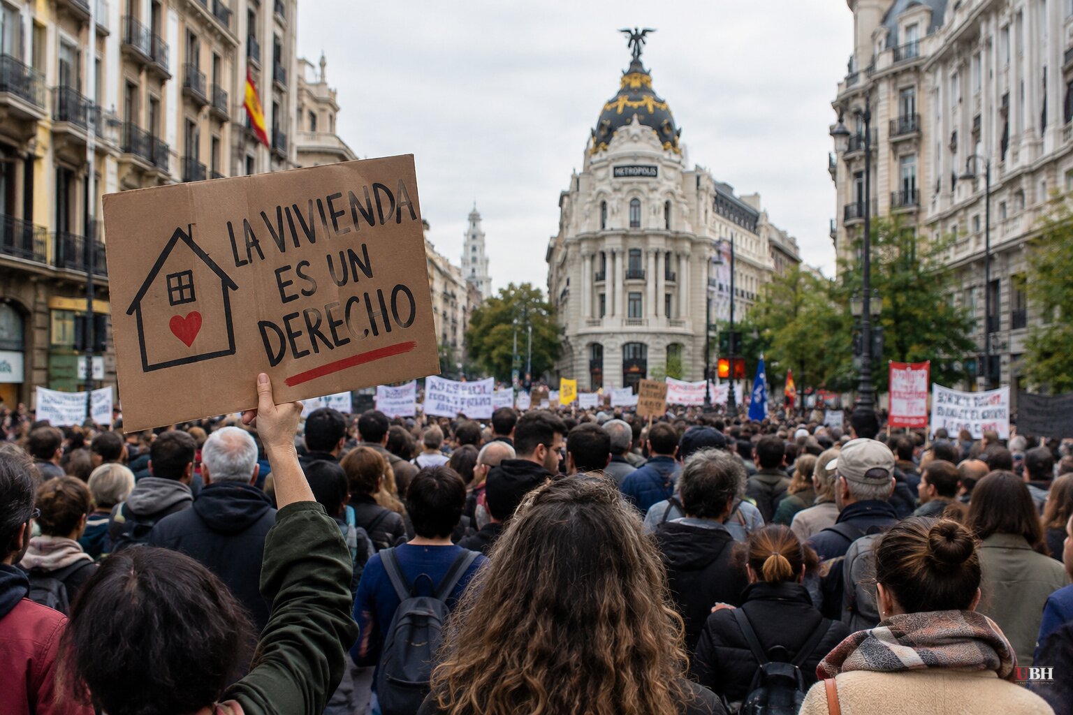 87-Year-Old Evicted From Madrid Home of 70 Years, Tens of Thousands March in Response