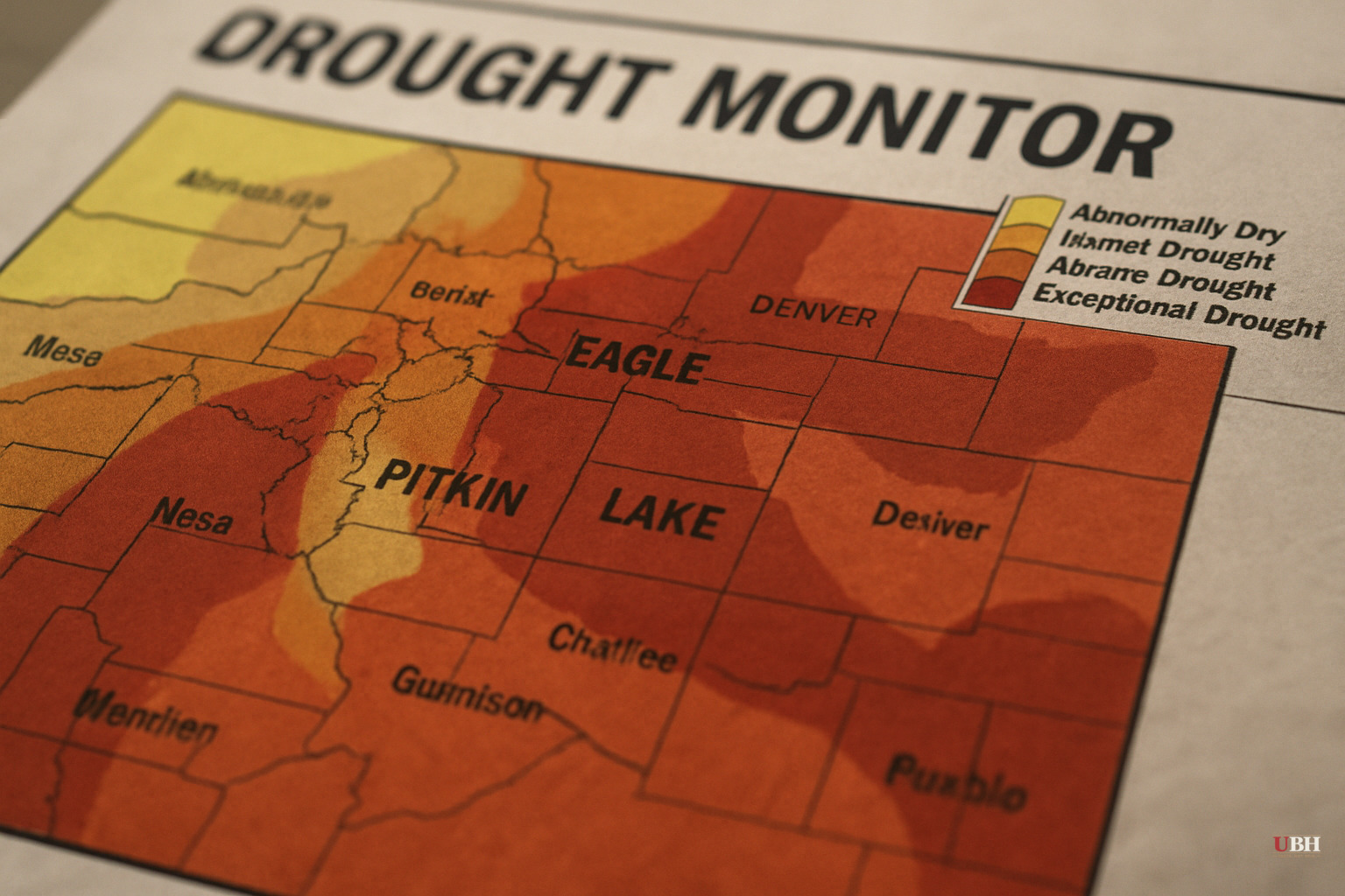 96% of Colorado Is in Drought, and the Worst of It Is Centered on Eagle, Pitkin, and Lake Counties.