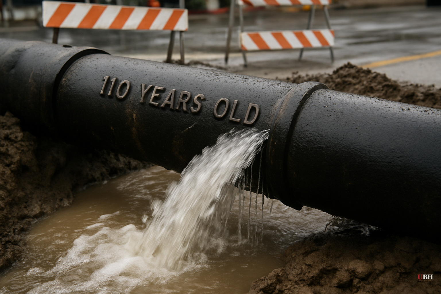 A 110-Year-Old Water Main Burst in West Hollywood. LA's Pipe Problem Is Decades in the Making