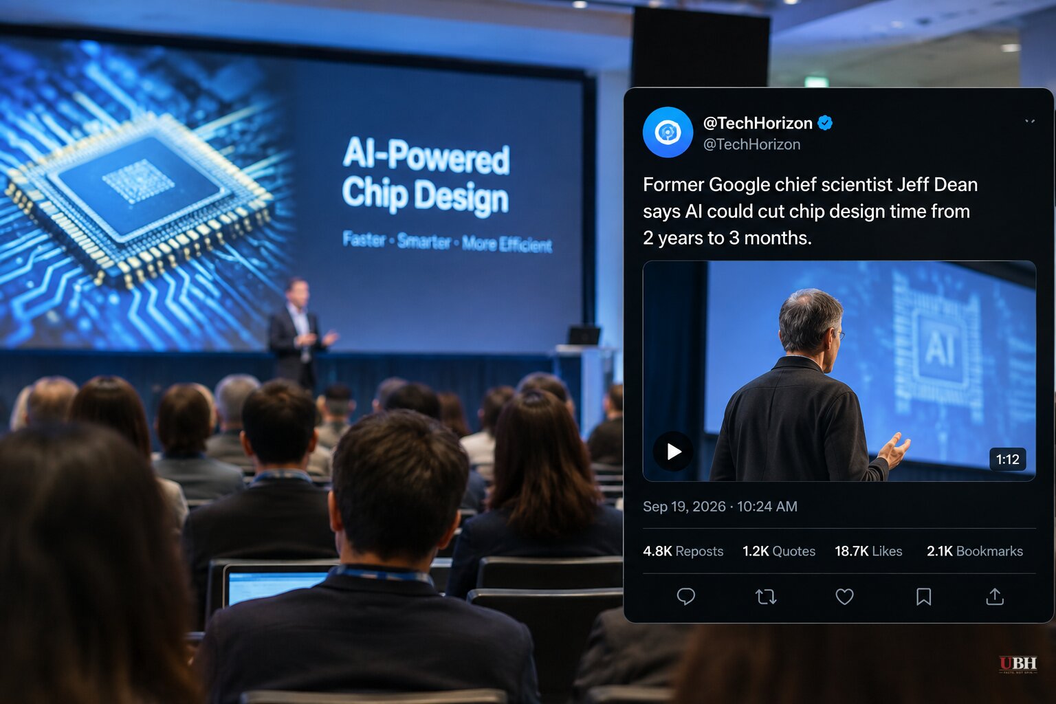 A Jeff Dean Chip Design Clip Went Viral Claiming AI Cuts Years to Months. The Exact Number Isn't Verified.