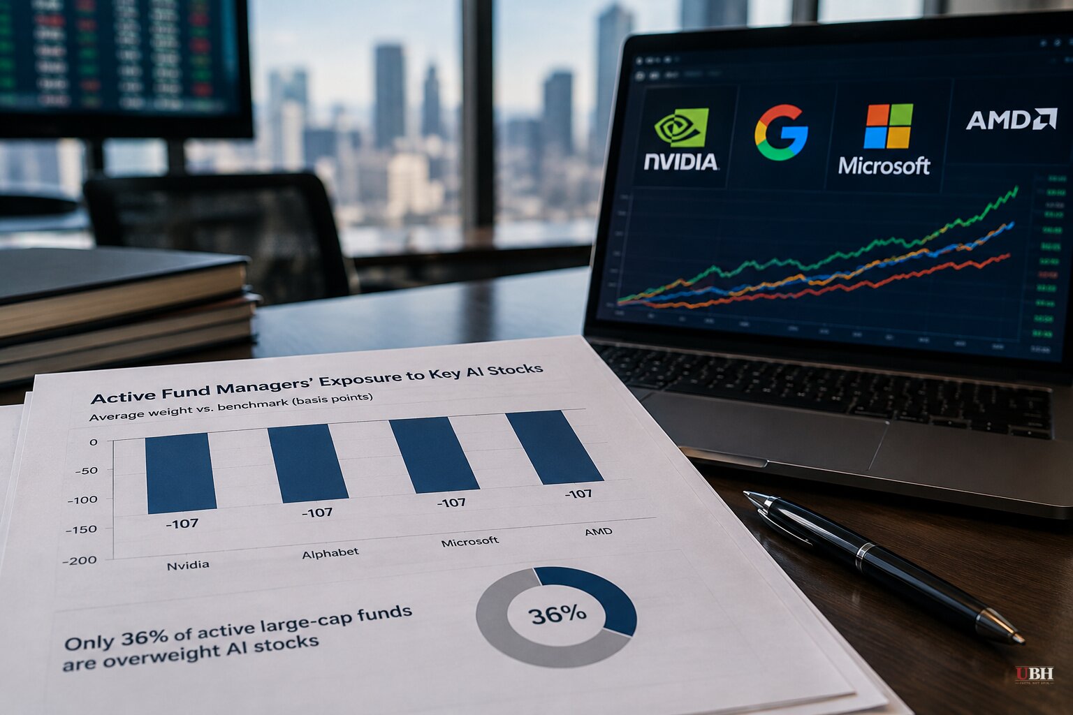 Active Fund Managers Are 107 Basis Points Underweight AI Stocks, Goldman Sachs Finds, and It Cost Them