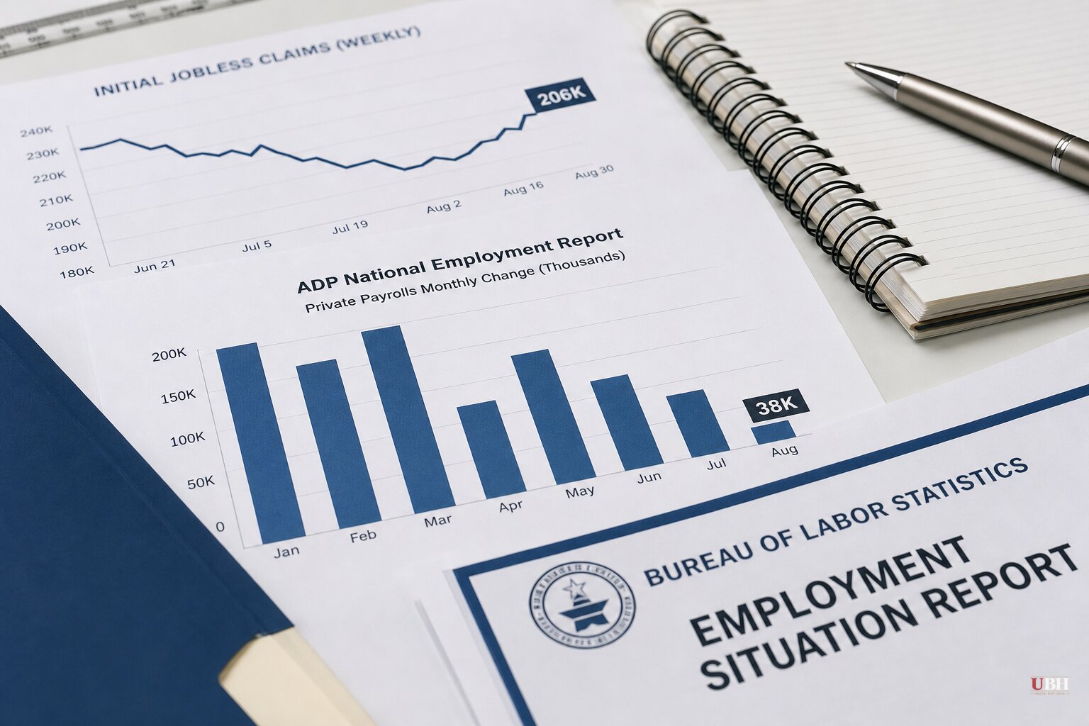 ADP Shows Just 38,000 Private Jobs Added in August as Claims Tick Up Ahead of Friday's Official Report