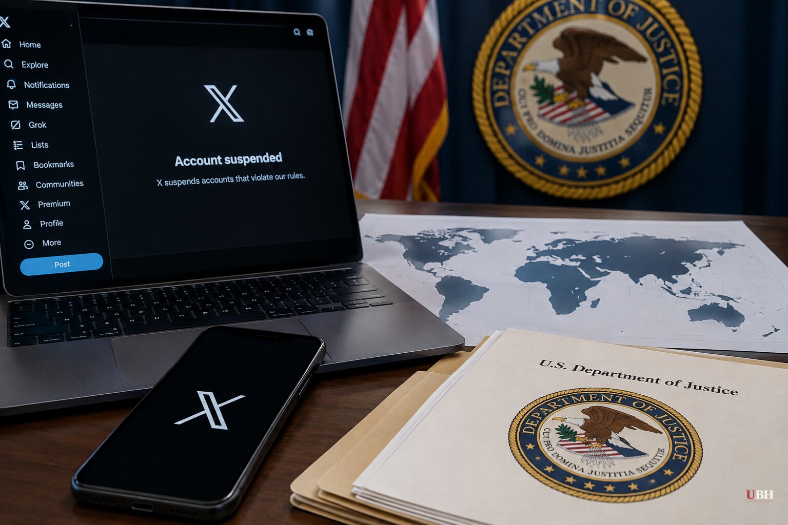After X's 13,000-Account Suspension, DOJ Won't Say Whether It Is Investigating and a Federal Briefing for States Hits a Snag