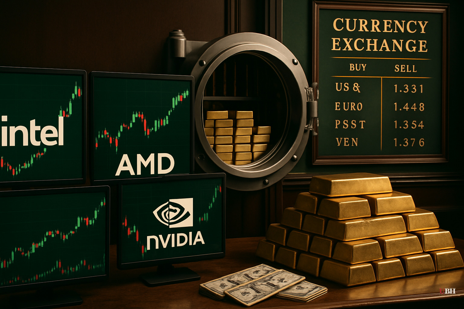 AI Chip Rally Fractures: Intel and AMD Surge While Nvidia Stalls, Retail Crowd Piles In at the Top