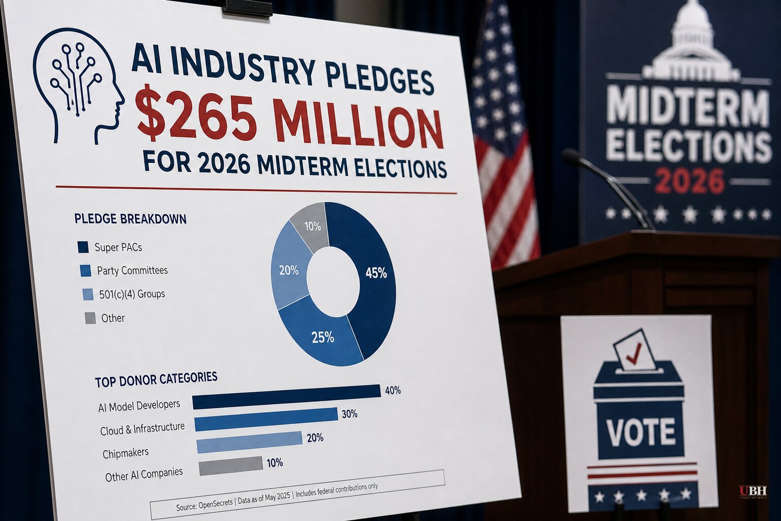 AI Industry Pledges $265 Million for Midterms as Trump Calls Data Center Opponents Pro-China