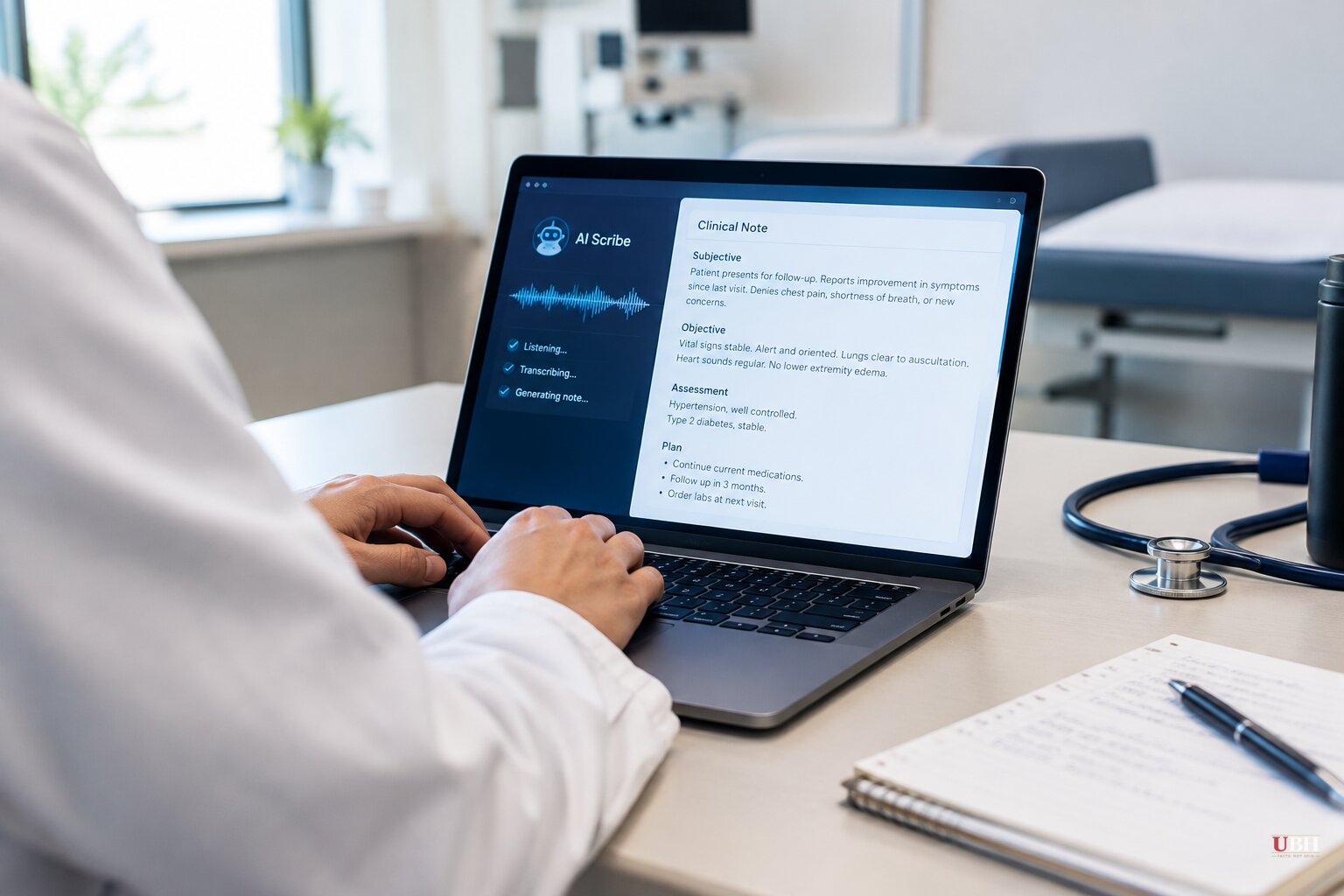 AI Scribes Cut Median Note Time by 2.4 Minutes but Did Not Change Clinician Productivity, Study Finds