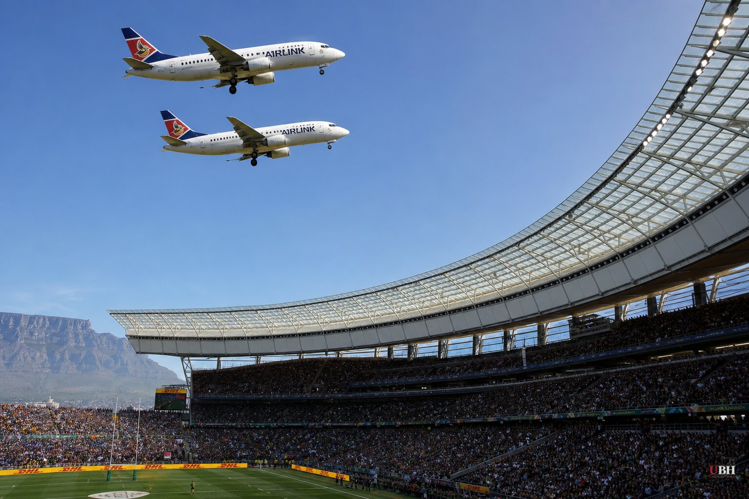 Airlink Defends Twin-Jet Flyby That Passed Within 46 Feet of Packed Cape Town Stadium