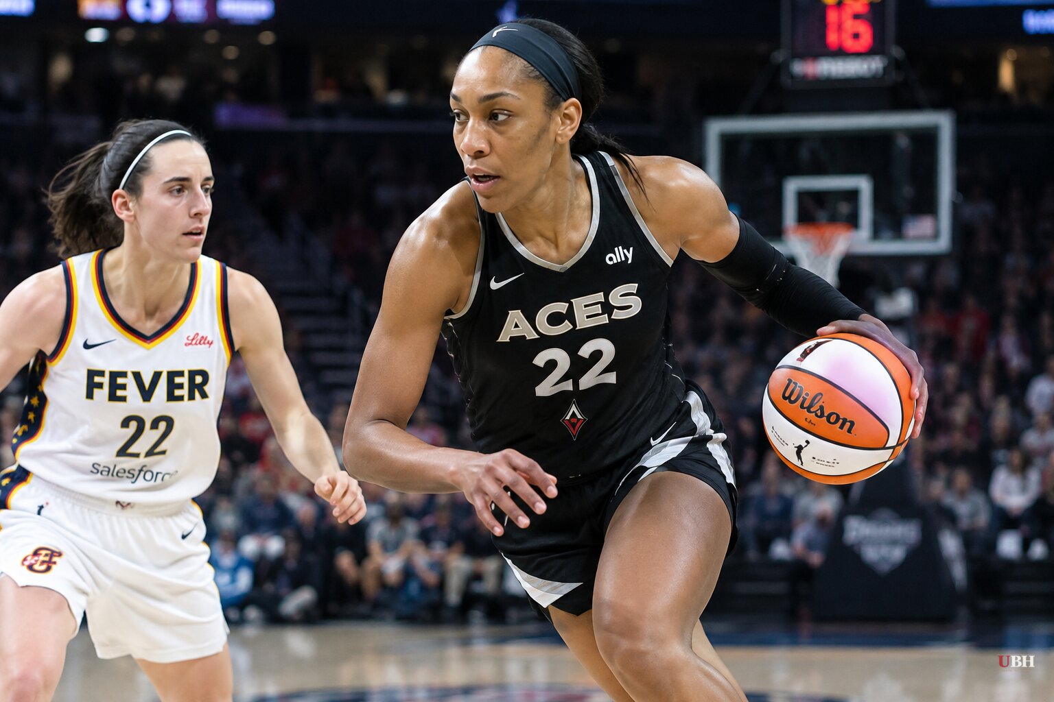 A'ja Wilson Drops 38, Aces Blow Out Caitlin Clark's Fever 102-85 in Playoff Opener