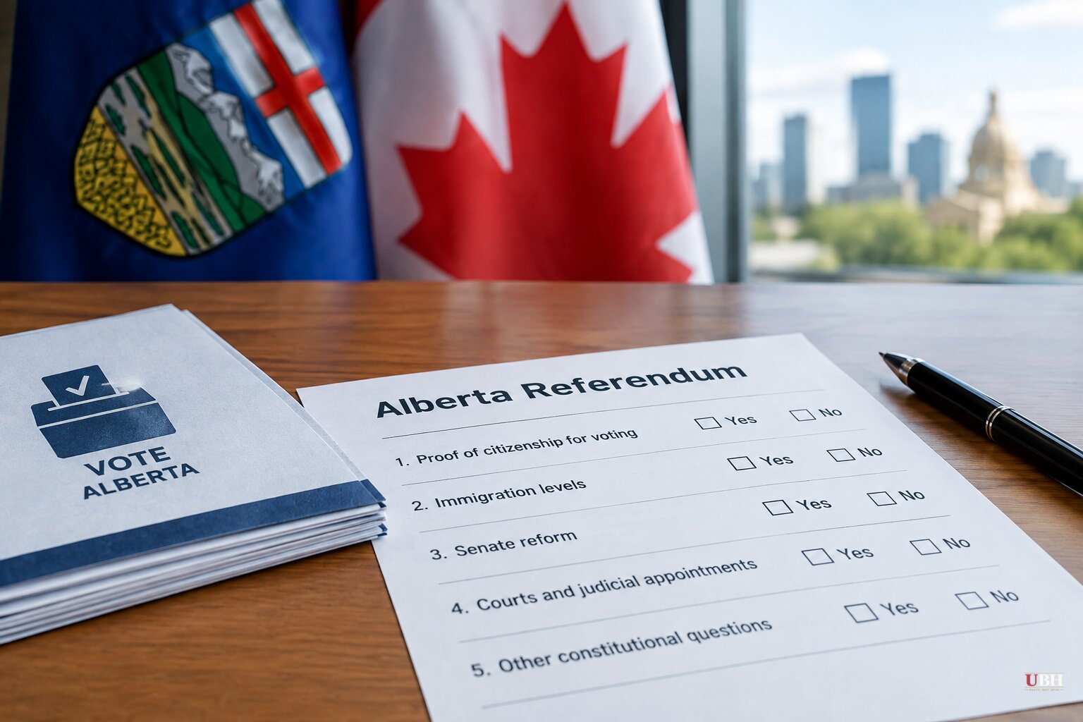 Alberta Referendum: Proof-of-Citizenship Voting Leads 63% to 37%, Senate and Courts Questions Split Close in Early Results