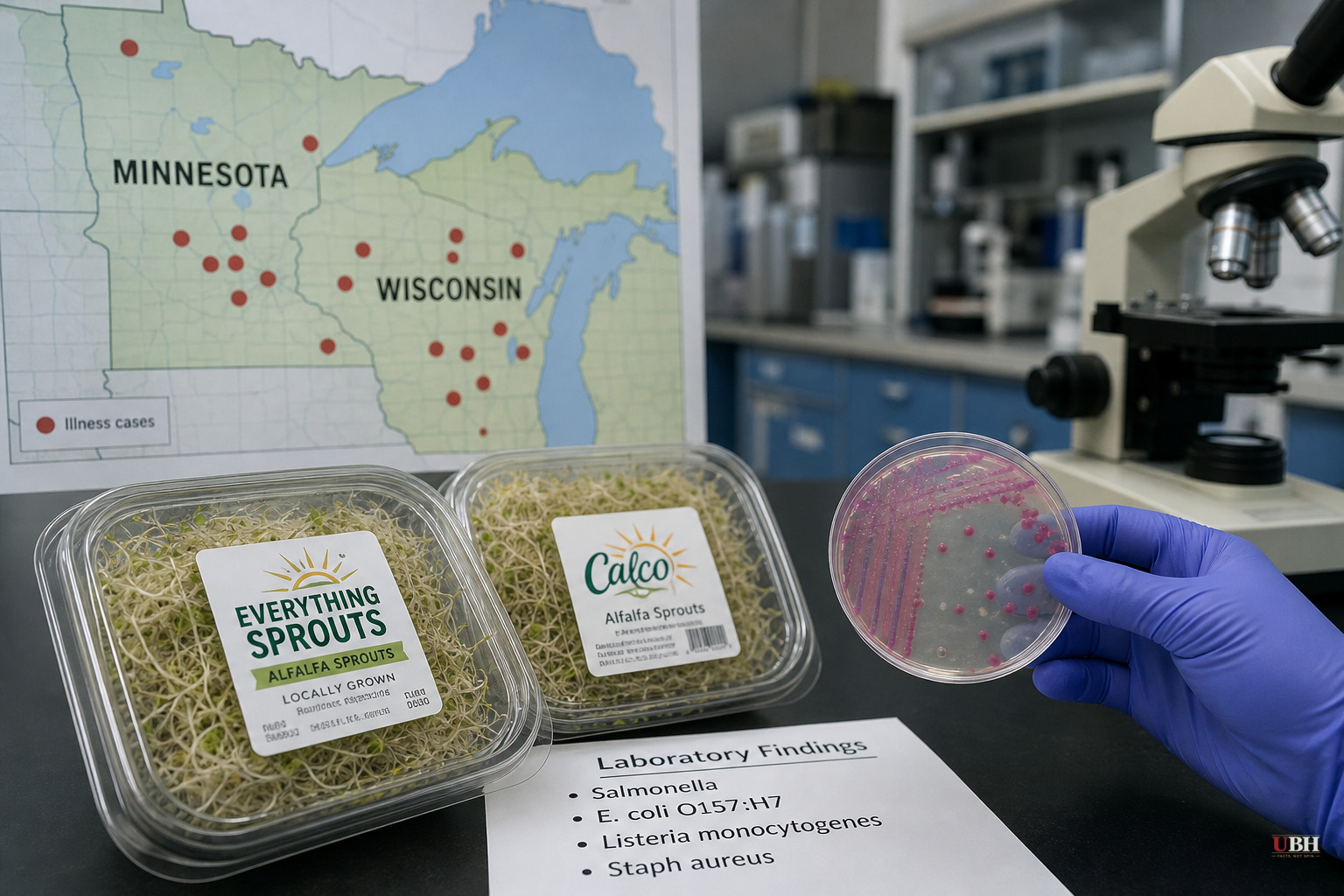 Alfalfa Sprouts From Minnesota Grower Tied to 40 Illnesses, Four Different Germs Found in One Product