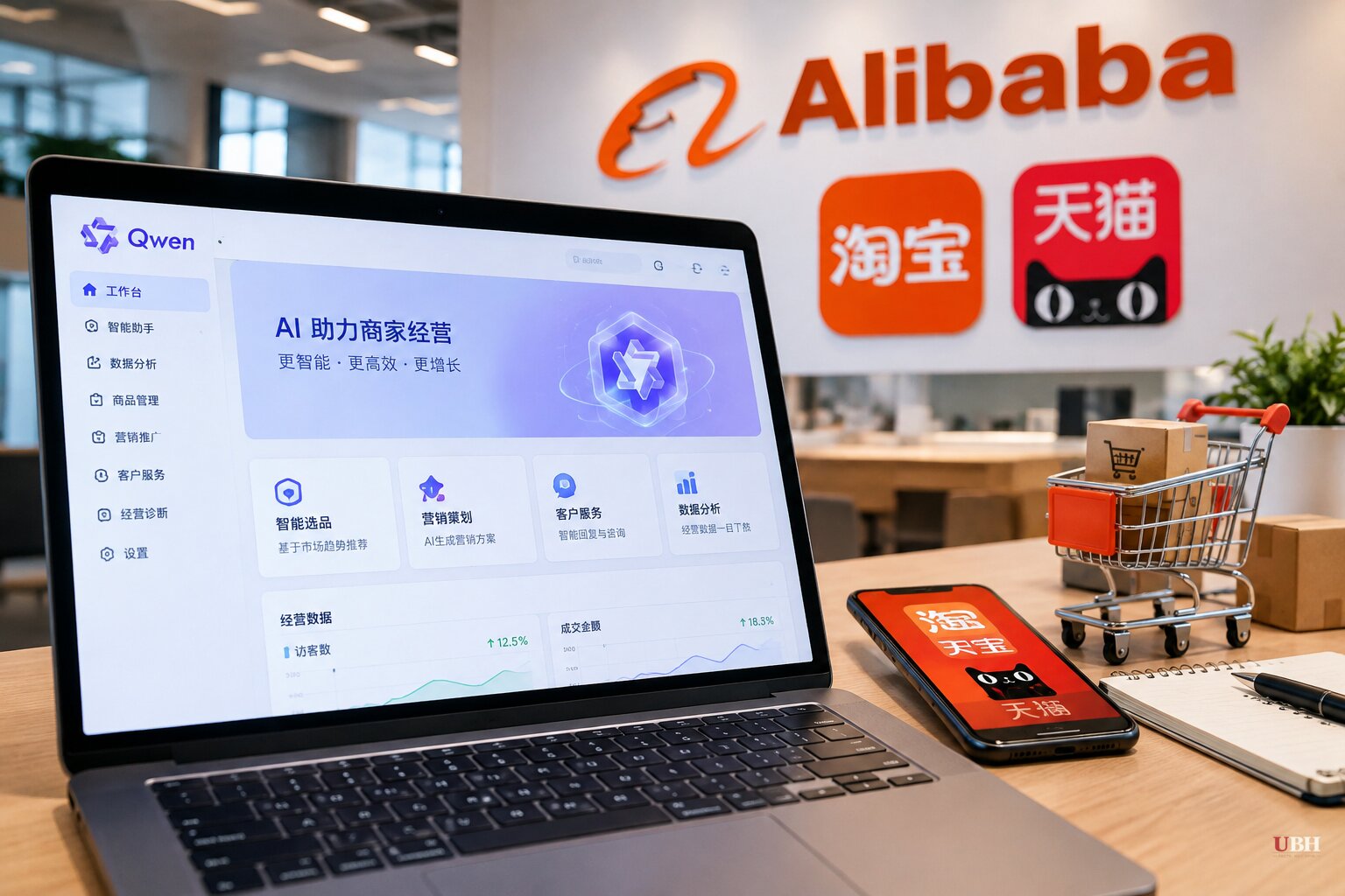 Alibaba to Build Qwen Work AI Into Taobao and Tmall Merchant Operations Starting in 2027