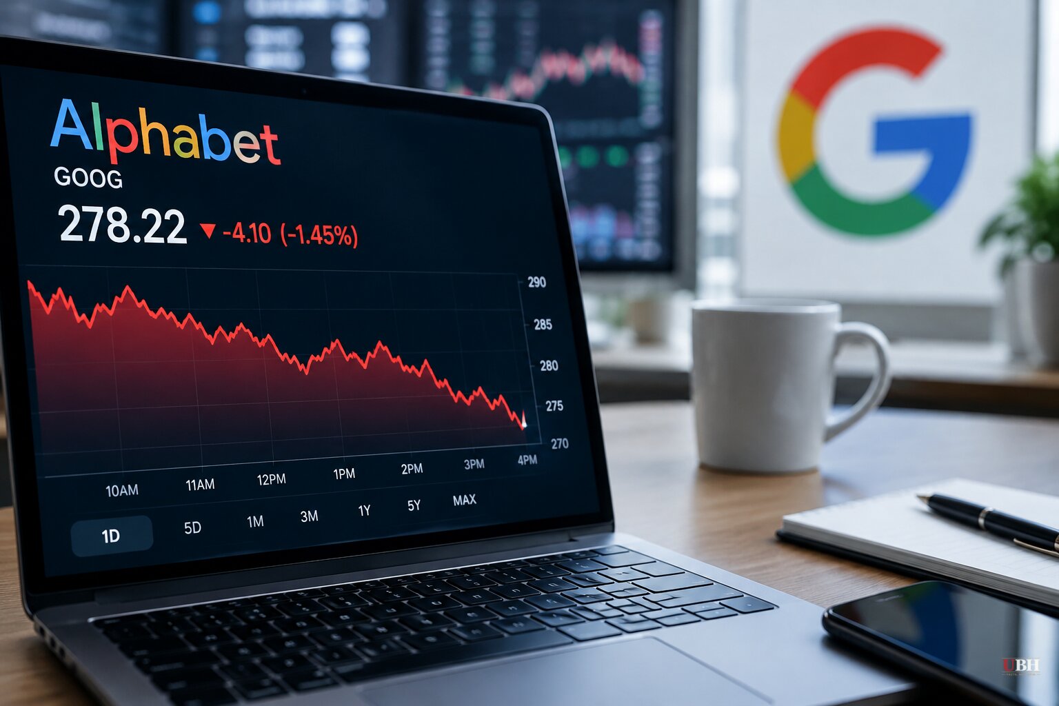 Alphabet's Class C Shares Fall Another 1.45% Friday After Record One-Day Drop