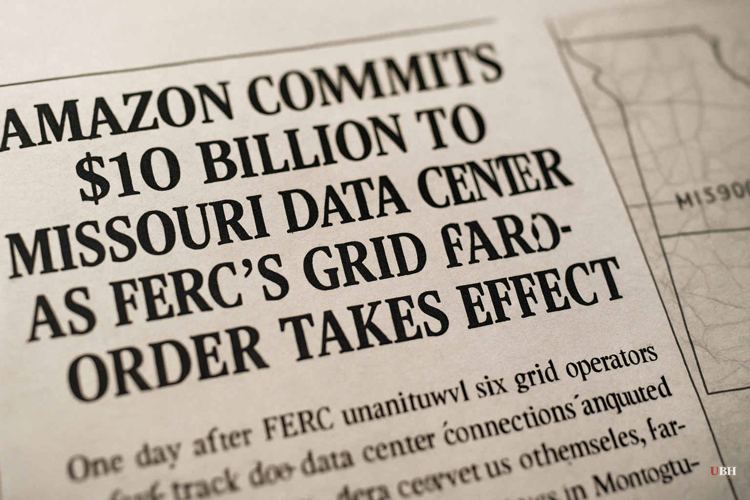 Amazon Commits $10 Billion to Missouri Data Center as FERC's Grid Fast-Lane Order Takes Effect
