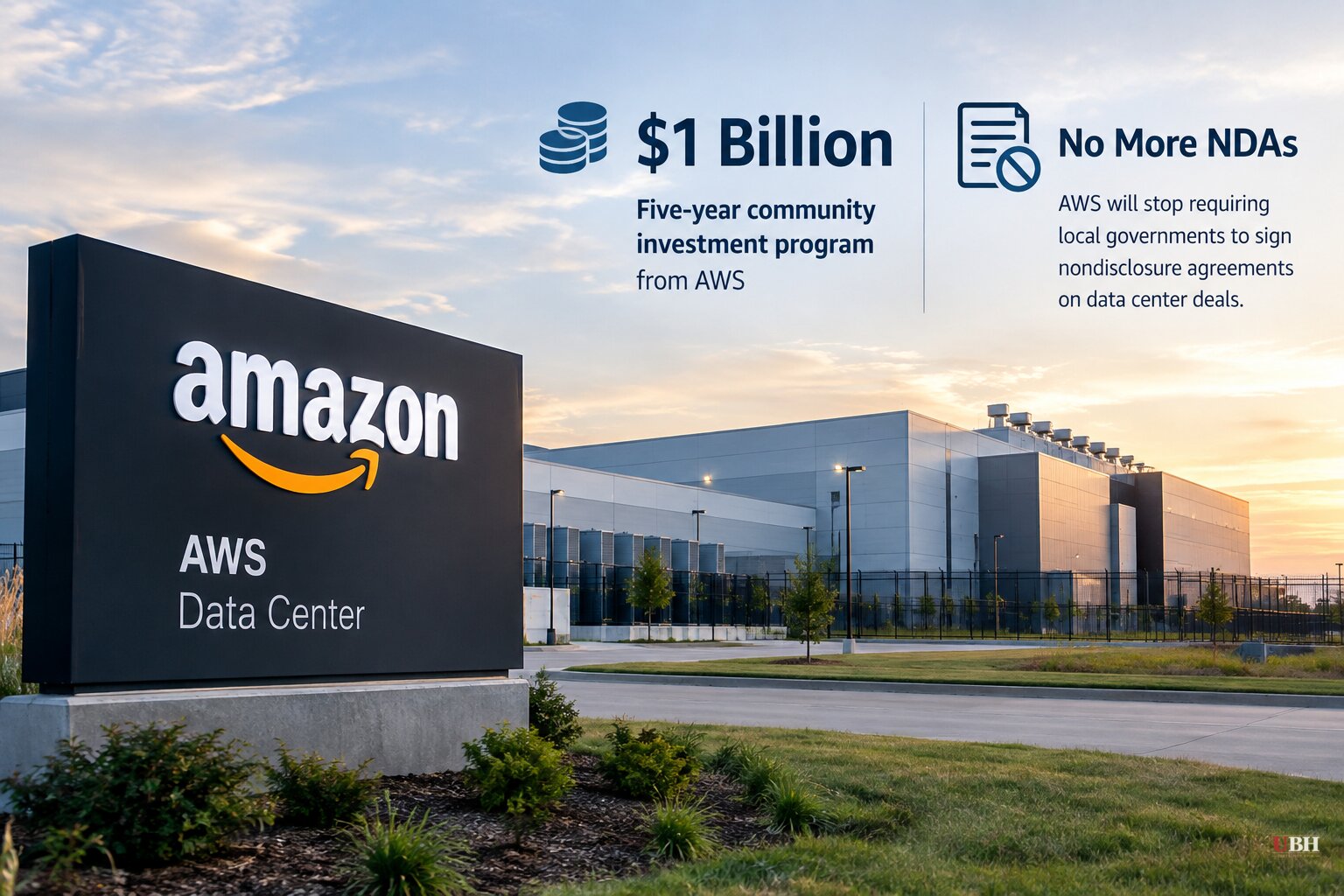 Amazon Pledges $1 Billion to Data Center Towns, Drops NDAs as Congress Investigates Big Tech Secrecy