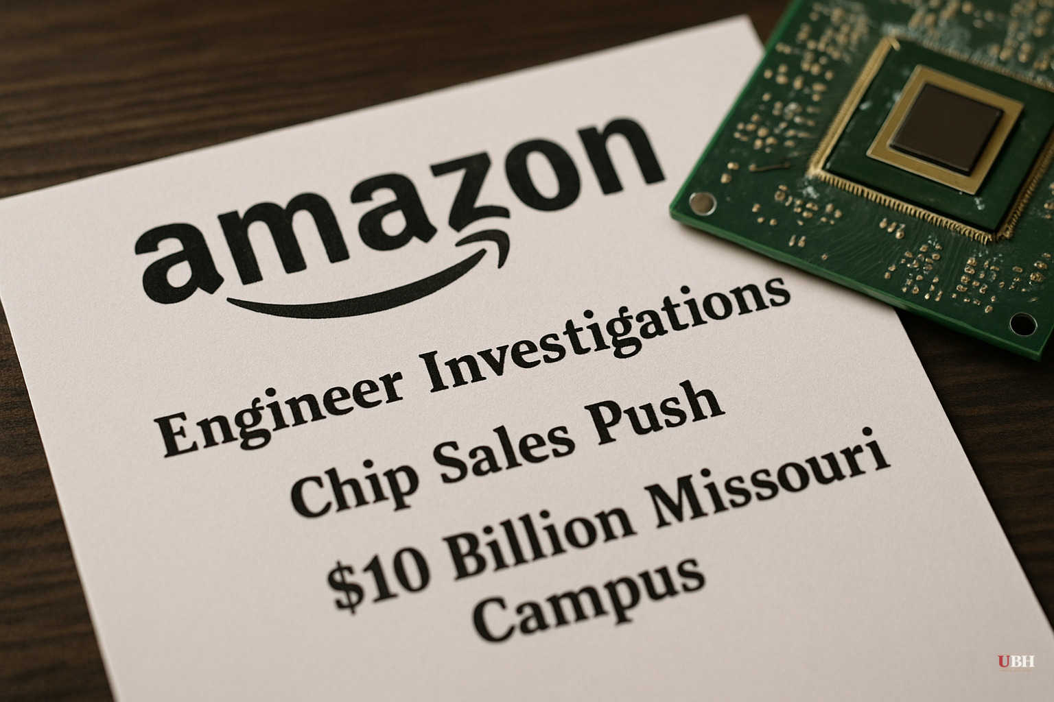 Amazon's Three Contradictions: Engineer Investigations, Chip Sales Push, and a $10 Billion Missouri Campus