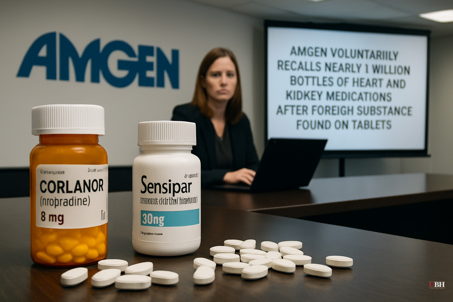 Amgen Voluntarily Recalls Nearly 1 Million Bottles of Heart and Kidney Medications After Foreign Substance Found on Tablets