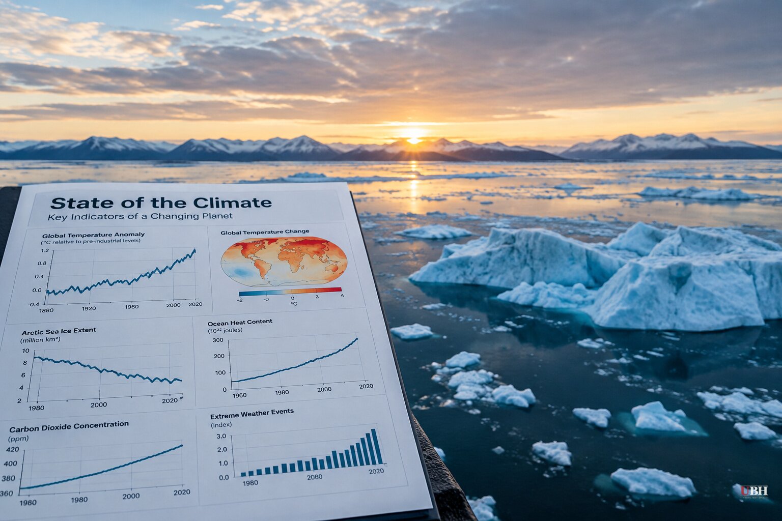 Annual Climate Report: 7 of 16 Planetary Vital Signs at Record Extremes, Warming Rate Up Sharply