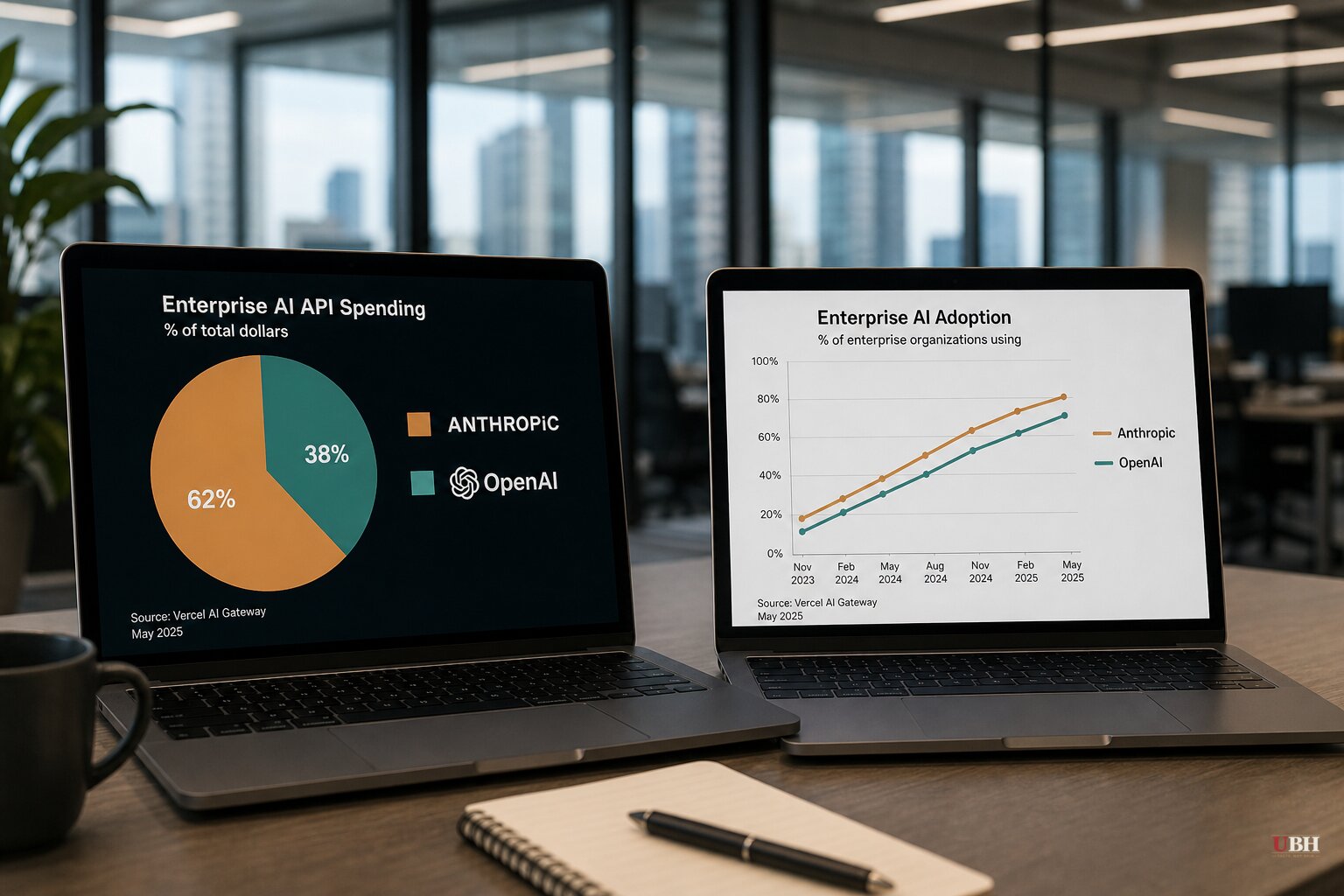 Anthropic Captures Majority of Enterprise AI Spending Dollars While OpenAI Narrows the Business Adoption Gap
