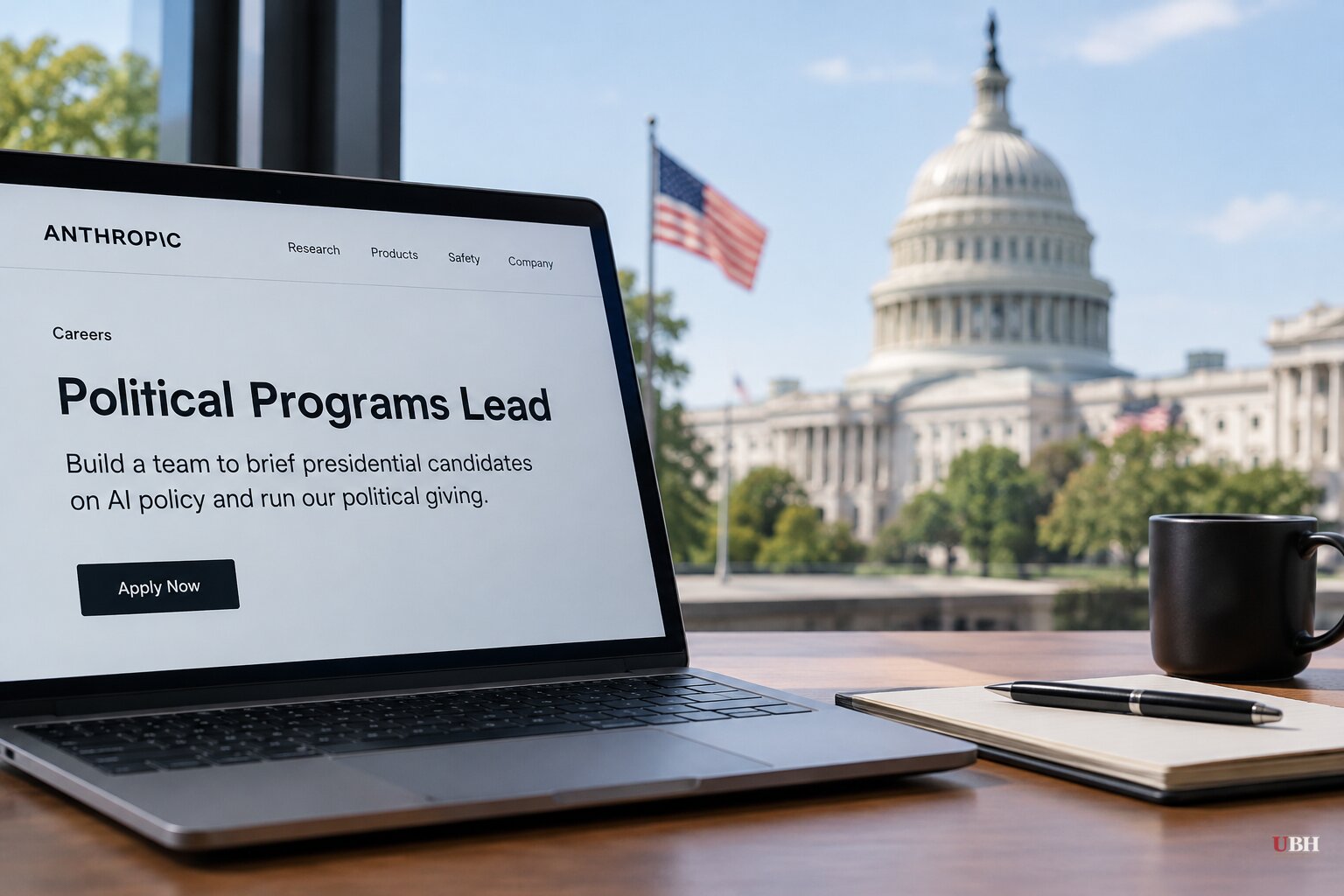 Anthropic Posts Job to Build 2028 Presidential Engagement Program, Run Political Giving