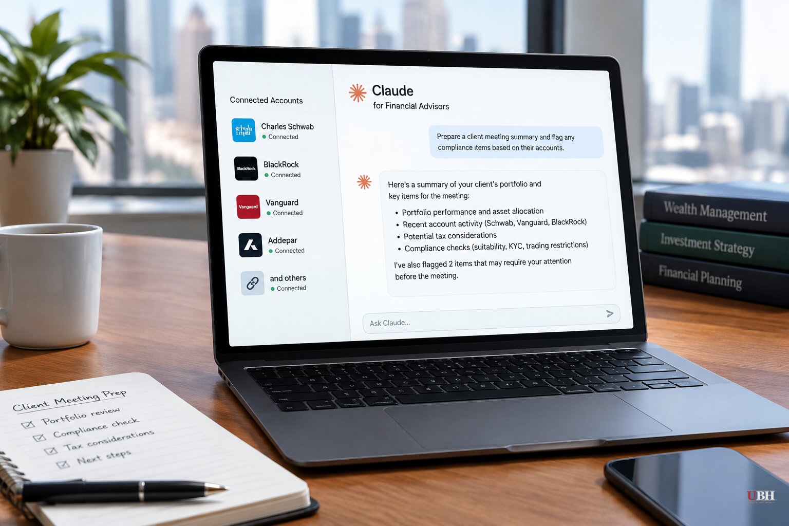 Anthropic Rolls Out Claude for Financial Advisors, Wiring Schwab, BlackRock and Vanguard Data Into the Chatbot