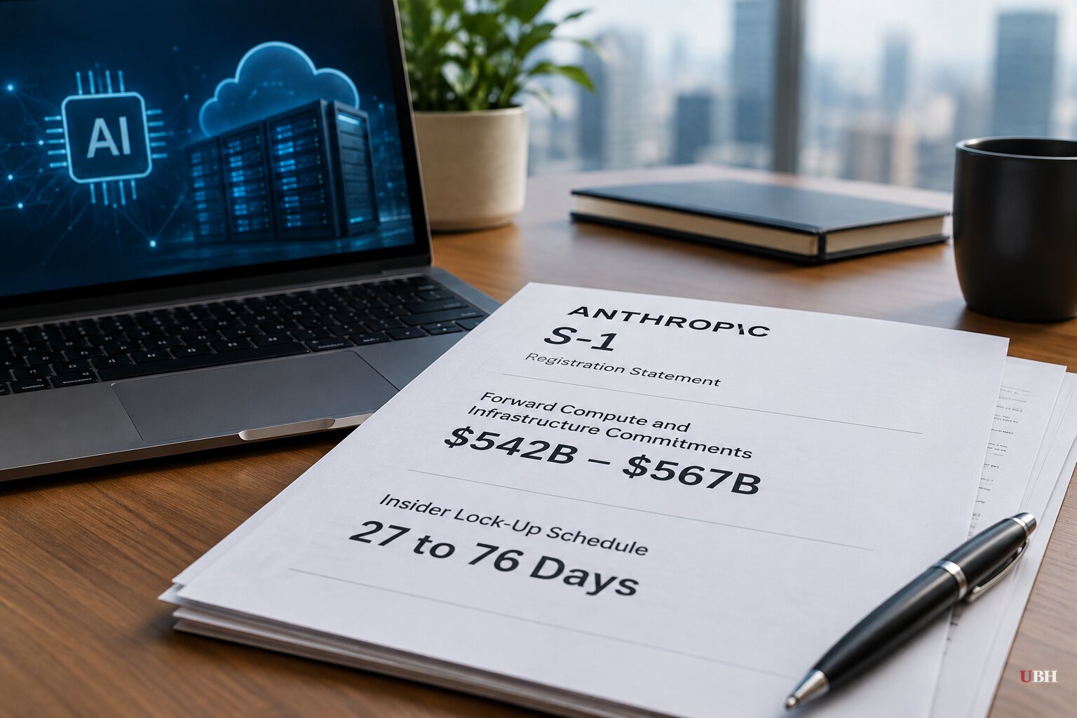 Anthropic S-1 Puts Total Compute Commitments at $542 Billion to $567 Billion, Sets Staggered Lock-Ups at 27 to 76 Days