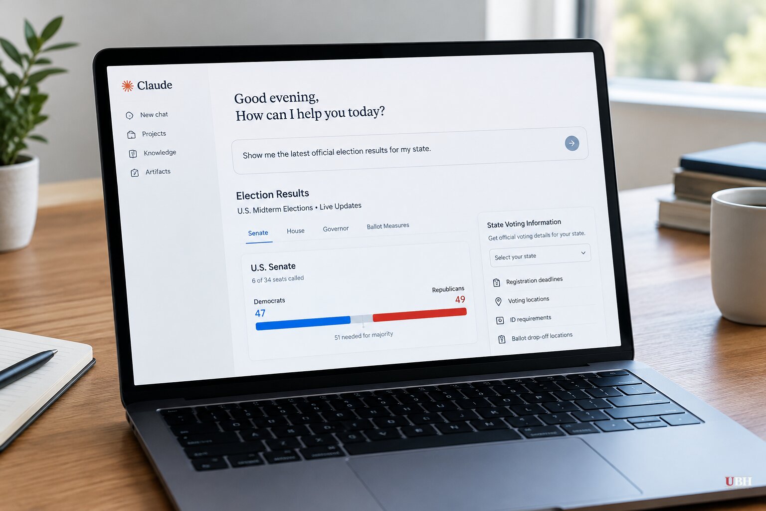 Anthropic Will Put Official Voting Info and Live Election Results Inside Claude Before Nov. 3 Midterms