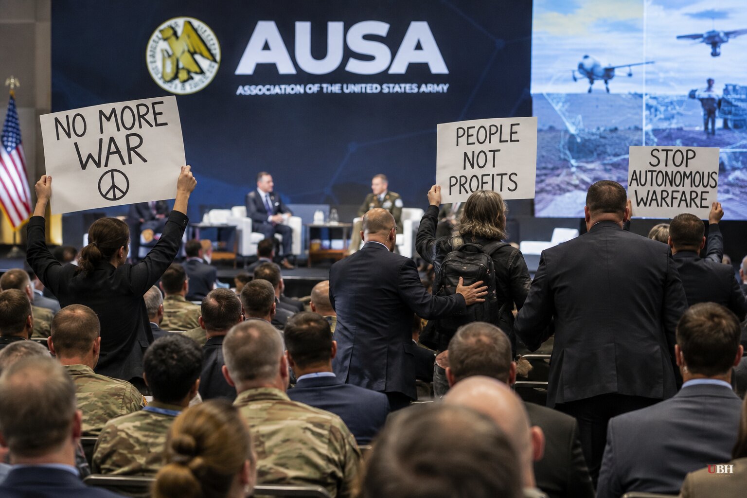 Anti-War Protesters Interrupt Hegseth Repeatedly at Army Conference in Washington