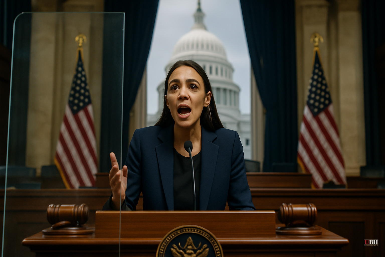 AOC Rallies in Alabama Behind Bulletproof Glass, Tells Northerners to 'Pull Up' to the South
