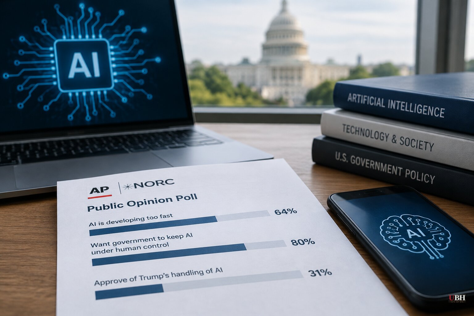 AP-NORC Poll: 64% of Americans Say AI Is Developing Too Fast, 67% Disapprove of Trump's Handling of It