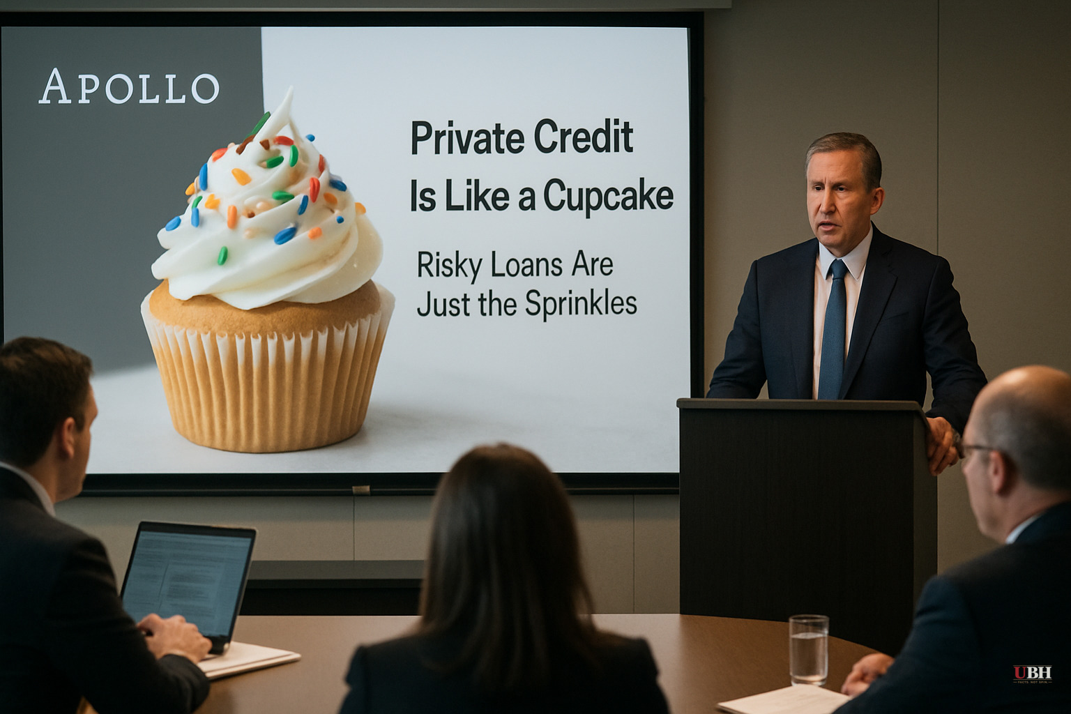 Apollo Compares Private Credit to a Cupcake, Says Risky Loans Are Just the Sprinkles