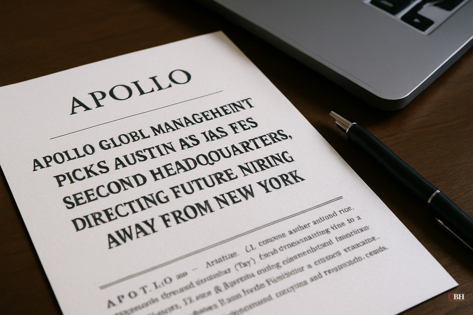 Apollo Global Management Picks Austin as Its Second Headquarters, Directing Future Hiring Away from New York
