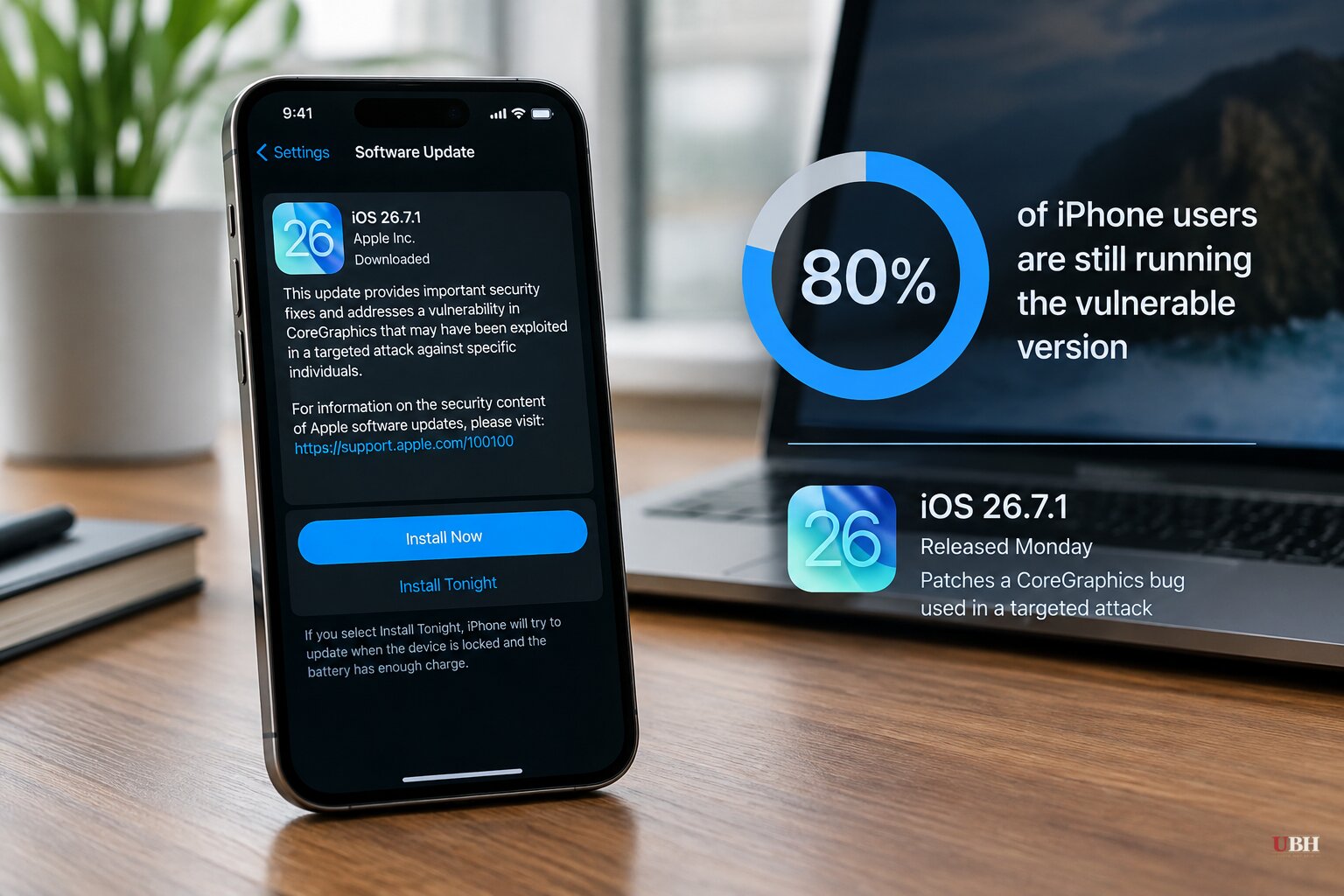 Apple Patches iOS 26 Flaw Already Exploited Against Targeted Individuals, Four in Five iPhones Still Exposed