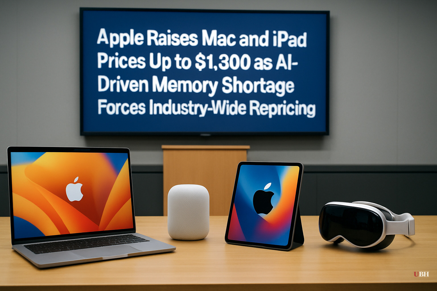 Apple Raises Mac and iPad Prices Up to $1,300 as AI-Driven Memory Shortage Forces Industry-Wide Repricing