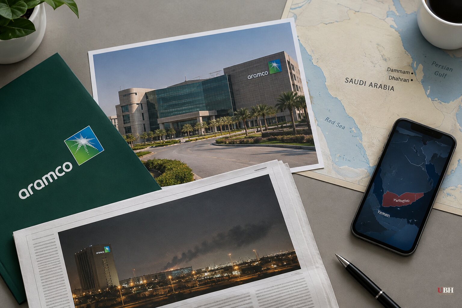 Aramco Headquarters Fire Spread Across Several Floors, Sources Say, as Houthis Float Ceasefire Terms