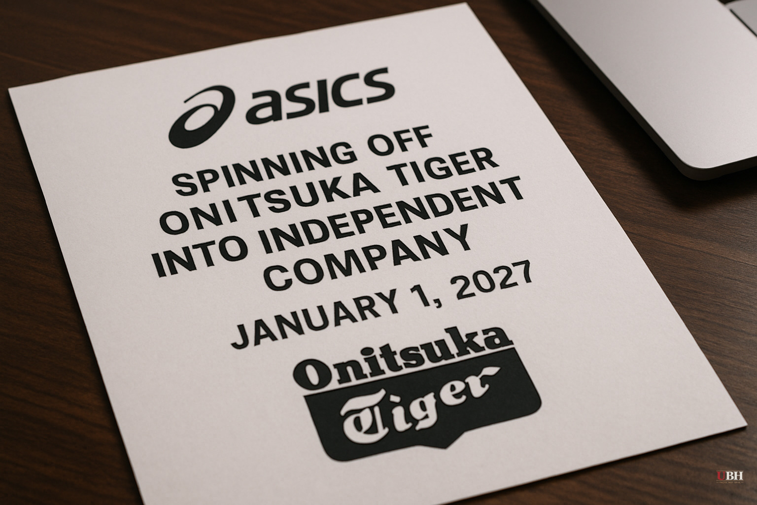 Asics Spinning Off Onitsuka Tiger Into Independent Company on January 1, 2027